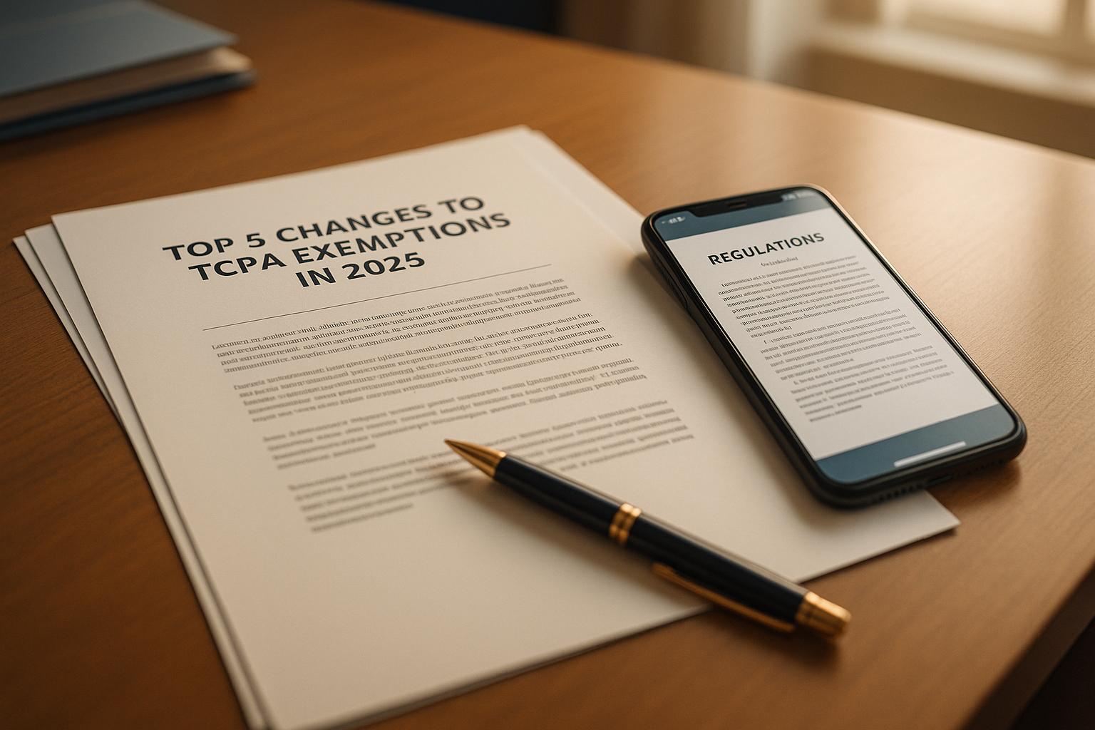 Top 5 Changes to TCPA Exemptions in 2025