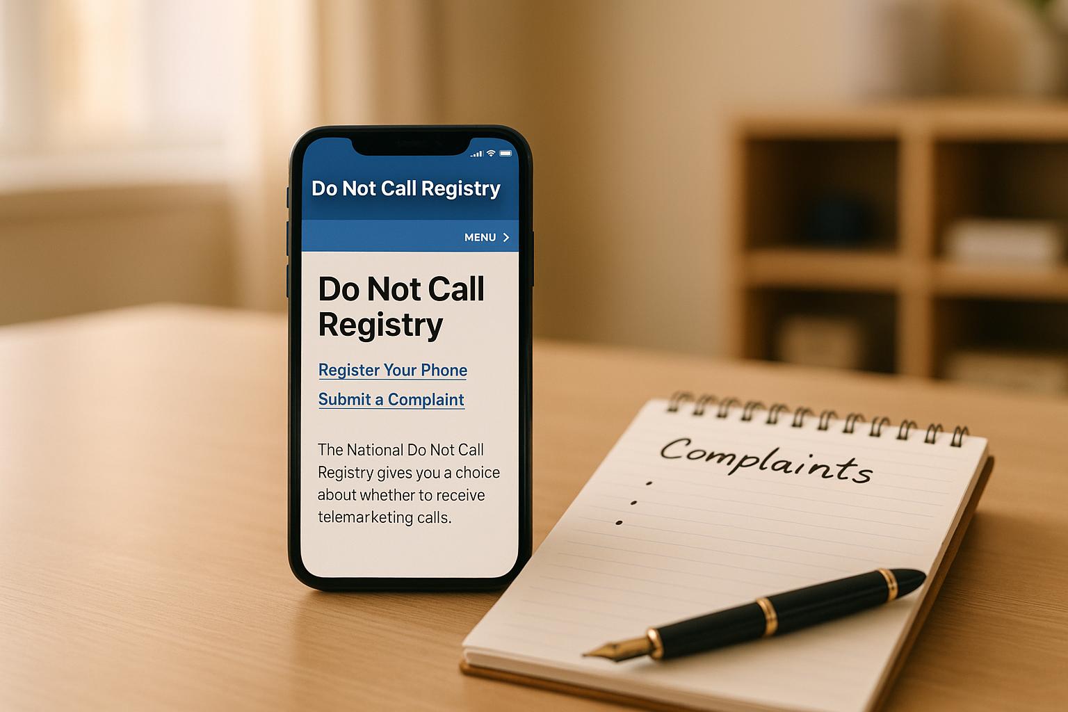 Do Not Call Registry Complaint Process Explained