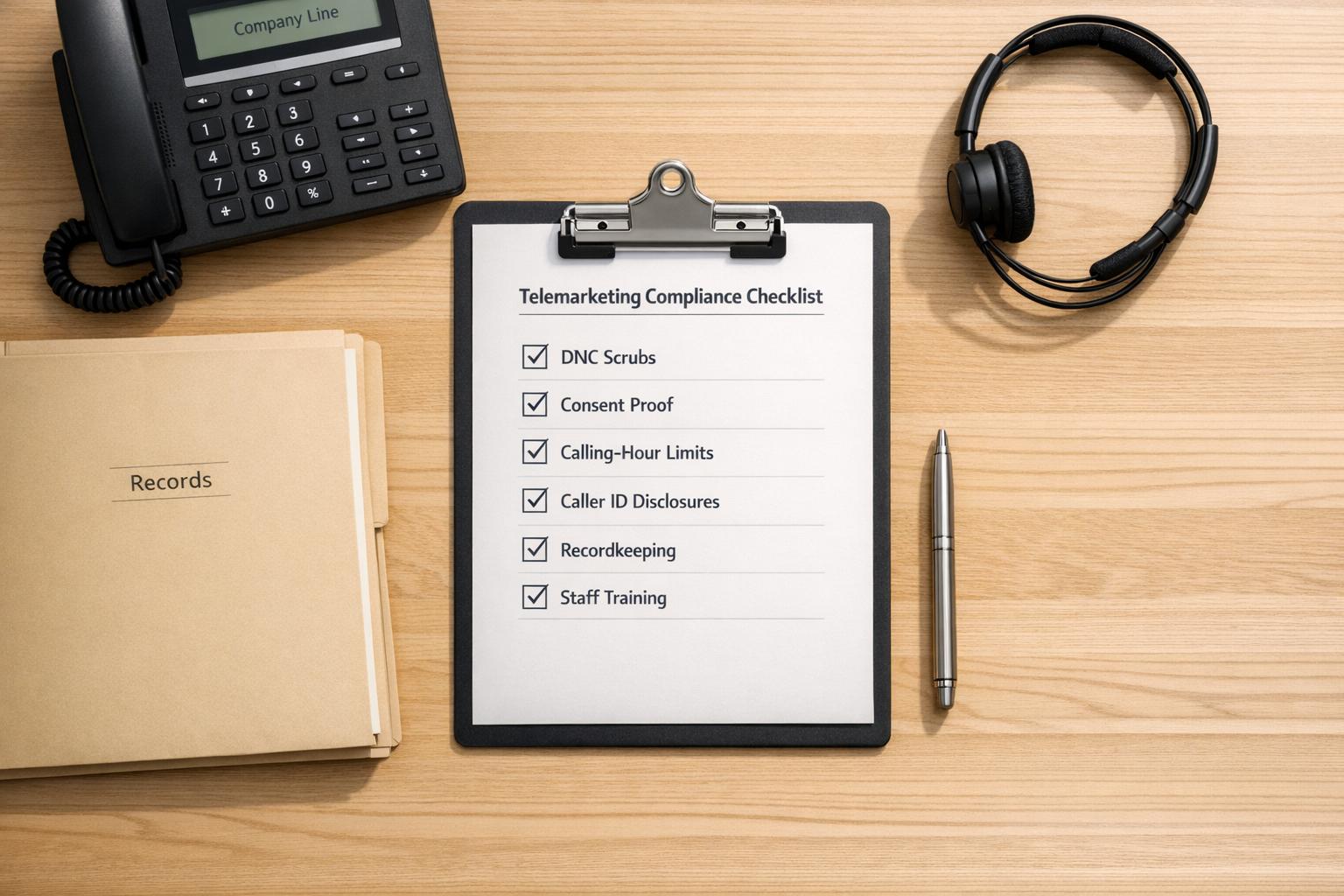 Checklist for Telemarketing Compliance Training Programs